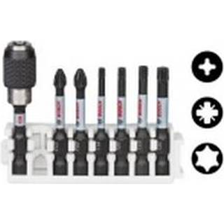 BOSCH Impact Control Power bitssæt, 8 dele, 2 x PH2; 2 x PZ2; 1 x T20; 1 x T25; 1 x T30 50 mm