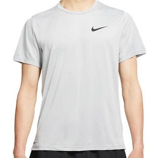 Kortærmet Nike Pro Dri-FIT-overdel til mænd - grå - M