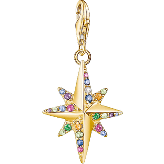 Thomas Sabo Anhänger - Farbiger Stern gold - 1816-488-7