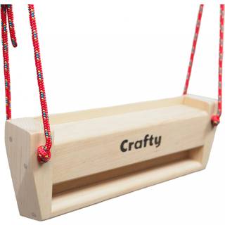 Crafty Climbing Hangboard Ruby Hangboard størrelse 220 x 72 x 37 mm farve ruby