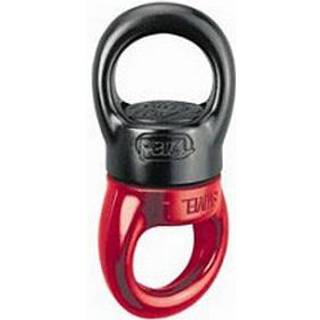Petzl Swivel - stor drejelig karabinled, i sort/rød