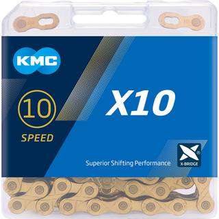 KMC X10 Kæde 10-speed 114 Led - Grå
