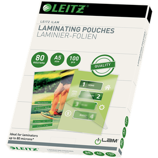 Leitz lamineringslomme A5 80mic