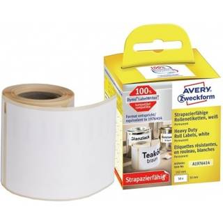 Avery A1976414 Heavy Duty etiketter 59x102mm, rulle med 50stk