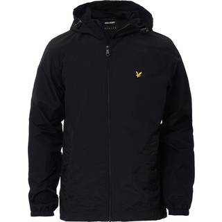 Lyle And Scott Hooded Windbreaker Jacket Black