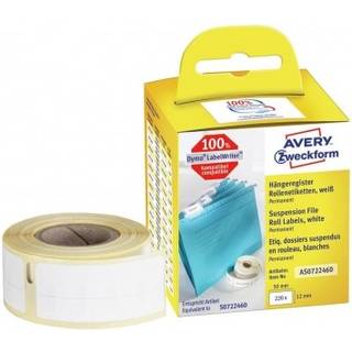 Avery Labelrulle, Hængemapper, 50x12mm, AS0722460, 220stk