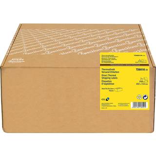 Avery TD8050-25 Thermoprint labels 102x152mm 2 ruller