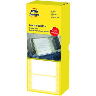 Avery 3615 dataetiketter 1-banet 88,9x35,7mm