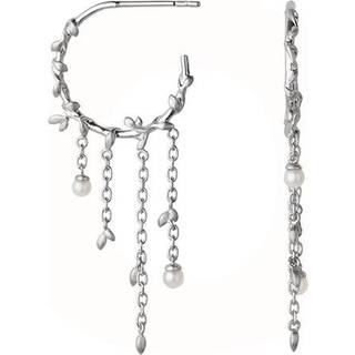 byBiehl Jungle Ivy Hoop Sterling Sølv Øreringe 4-3108P-R