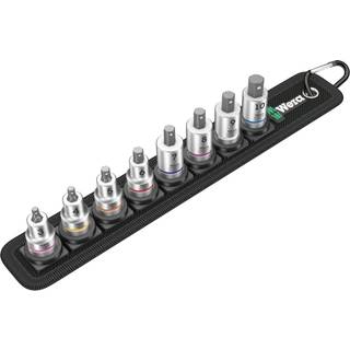 Wera HF Zyklop bit-top-sæt unbraco3-10mm Leveres med belte holder