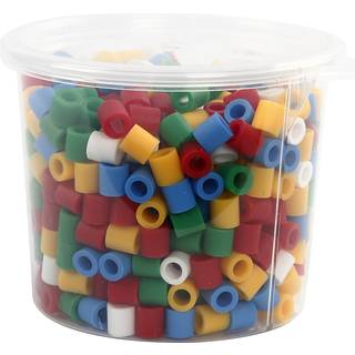 Rørperler maxi - Basisfarver, 550 stk.
