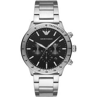 Emporio Armani Mario Silver Black Herreur AR11241