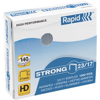 Hæfteklamme Rapid Strong 23-17 galv 5000stk., varenr. 24870300