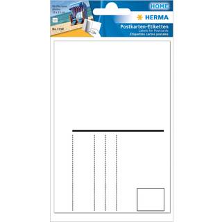 HERMA Postcard labels white 95x145  10 labels           7758