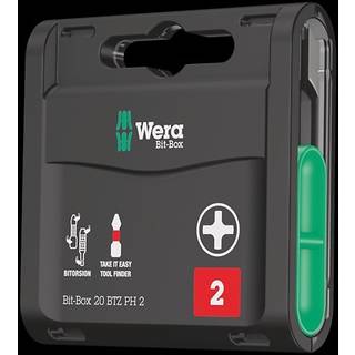 Wera Bit-Box 20 BTZ PH 2, 20 dele
