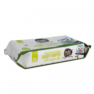 Pure Beginnings - BABY WET WIPES - 64 stk