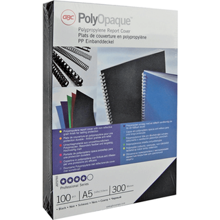 Indbindingsomslag GBC PP A4 300mic Hvid, 100stk. IB386817