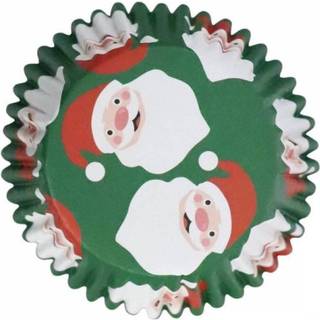 Christmas Santa Muffinsforme, Metalfolie - 30 stk, PME