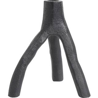 Muubs Aion Lysestage L Cm - Lysestager Støbejern Sort - 9280000102