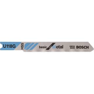 Bosch Stiksavklingeinge U 118 G 3 Stk Metal - 2608631770 ✓ På lager - klar til levering og afhentning
