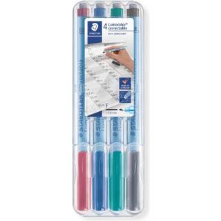 Staedtler Lumocolor Correctable marker F Non-P 0,6mm, 4 farver