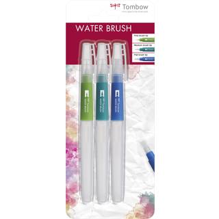 Water brush (tom) sæt med 3stk, Tombow WB-3P