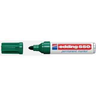 Edding 550-4 grøn Permanent marker, rund spids 3-4mm (10 stk.)