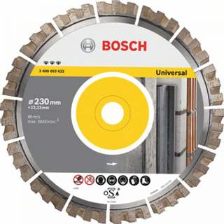 BOSCH Diamantskæreskive Best for Universal 400 x 20/25,40 x 3,3 x 15 mm