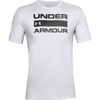 Under Armour UA Team Issue Wordmark S/S T-shirt Herrer størrelse XXL - Regular farve hvid