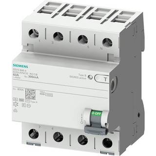 SIEMENS PFI 4-polet Type B 63A 300 mA 400VAC korttidsforsinket