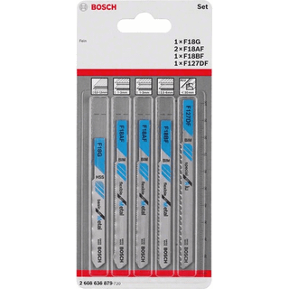 Bosch Stiksavklingeingesæt F18 F127df 5stk - 2608636879