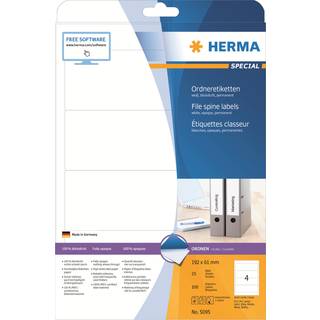 Herma Special 5095 -arkiveringsetiketter, 4-delt, 192 x 61 mm