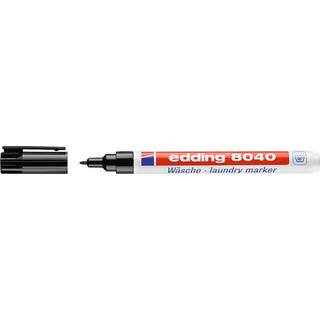 Edding 8040 sort tekstil permanent marker (10stk.)