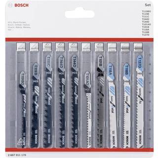 Bosch Stiksavklingeingesæt Træ/metal 10stk - 2607011170