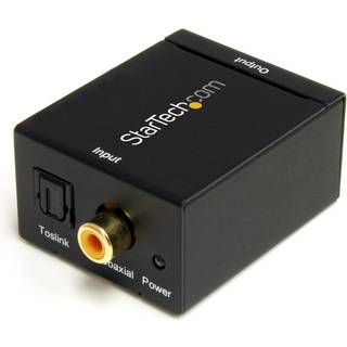 StarTech.com SPDIF Digital Coaxial or Toslink to Stereo RCA Audio Converter