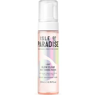 Isle of paradise light glow clear self-tanning mousse 200ml