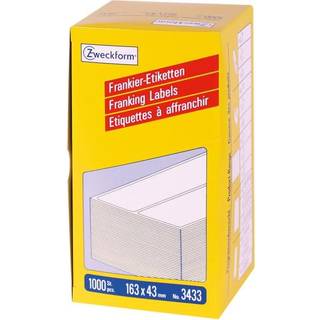 Avery 3433 Etiketter | 163x43 mm | 1000 stk.