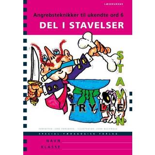 Tryllestaven Læsekursus 6. Del i stavelser, 5 stk.