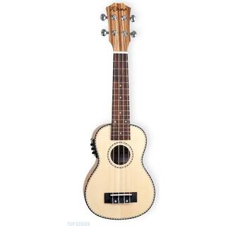 Reno RU210E Sopran Ukulele m. Pickup og Tuner (Natur)