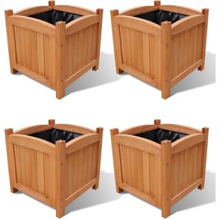Højbede 4 Stk. 30X30X30 Cm