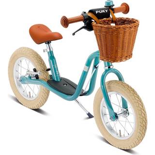 Puky Løbecykel m. håndbremse klokke og cykelkurv Retro rose - fra 3 år