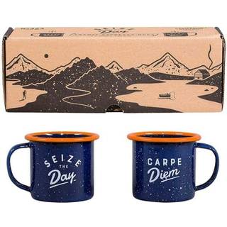 Enamel Espresso Set Blue