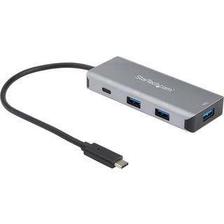 StarTech.com 4 -Port USB-C Hub (10Gbps) with 3x USB-A & 1x USB-C - hub - 4 ports USB hub - 4 ports - Grå
