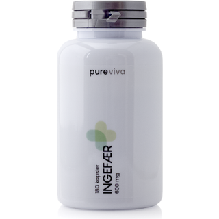 Pureviva Ingefær (600 mg) (180 kaps)