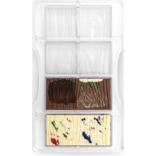 Chokoladebar Træ - Polycarbonat Chokoladeform, Decora