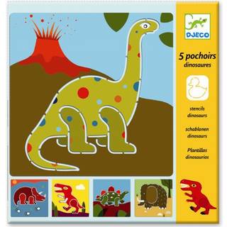 Djeco tegneskabeloner dino