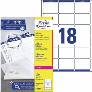 Apli multietiketter 63,5x46,6mm hvid