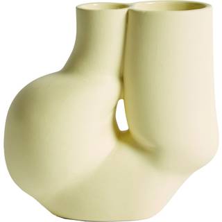 HAY - W&S Chubby Vase Soft Yellow - Krukker og vaser - Wang & Söderström - Gul