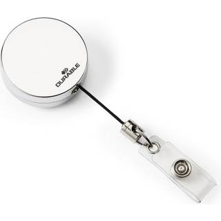 Durable Style Yoyo til at holde navneskilte og kortholder grå