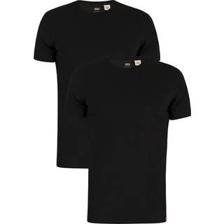 Levi's 2-Pack Crew Neck T-Shirt Black